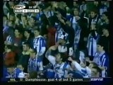2004 (May 4) Deportivo La Coruna (Spain) 0-Porto (Portugal) 1 (Champions League)