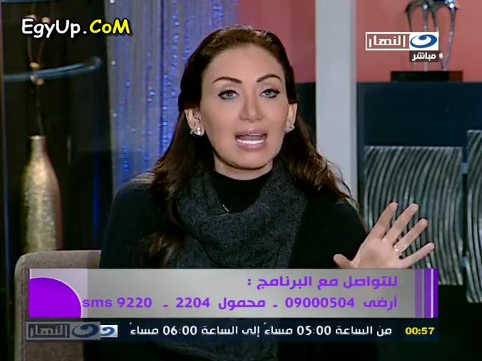 ريهام انت كنت بتضحك نبيه الوحش لانه حد بيقول افيهات بس  .. رد ريهام سعيد على لقاء نبيه الوحش