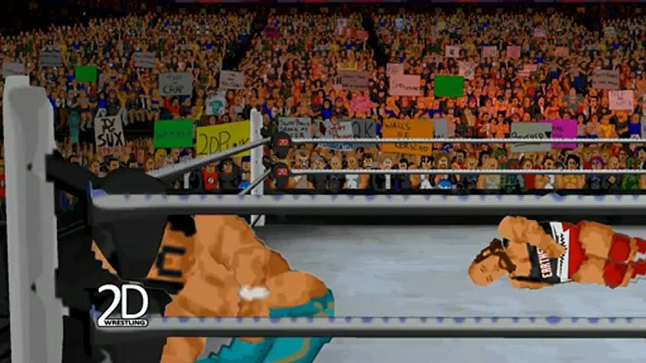 2DWrestling - Earthshake vs. Jake "The Snake" Boberts