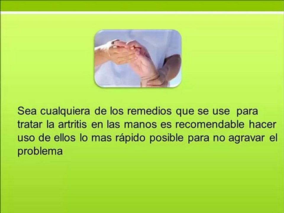 Como Curar La Artritis De Las Manos - artritis remedios caseros
