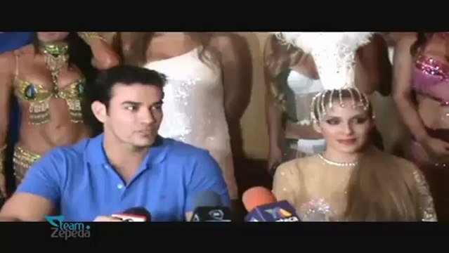 David Zepeda @davidzepeda1 en conferencia de prensa Carnaval de Coatzacoalcos 2013