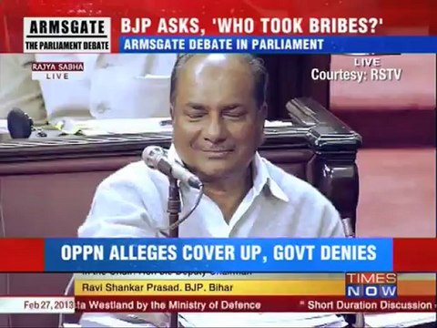 Aggressive Arun Jaitley V/S Emotional A. K. Antony.