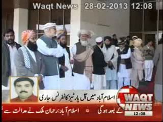 All Parties Conference News Package 28 February 2013