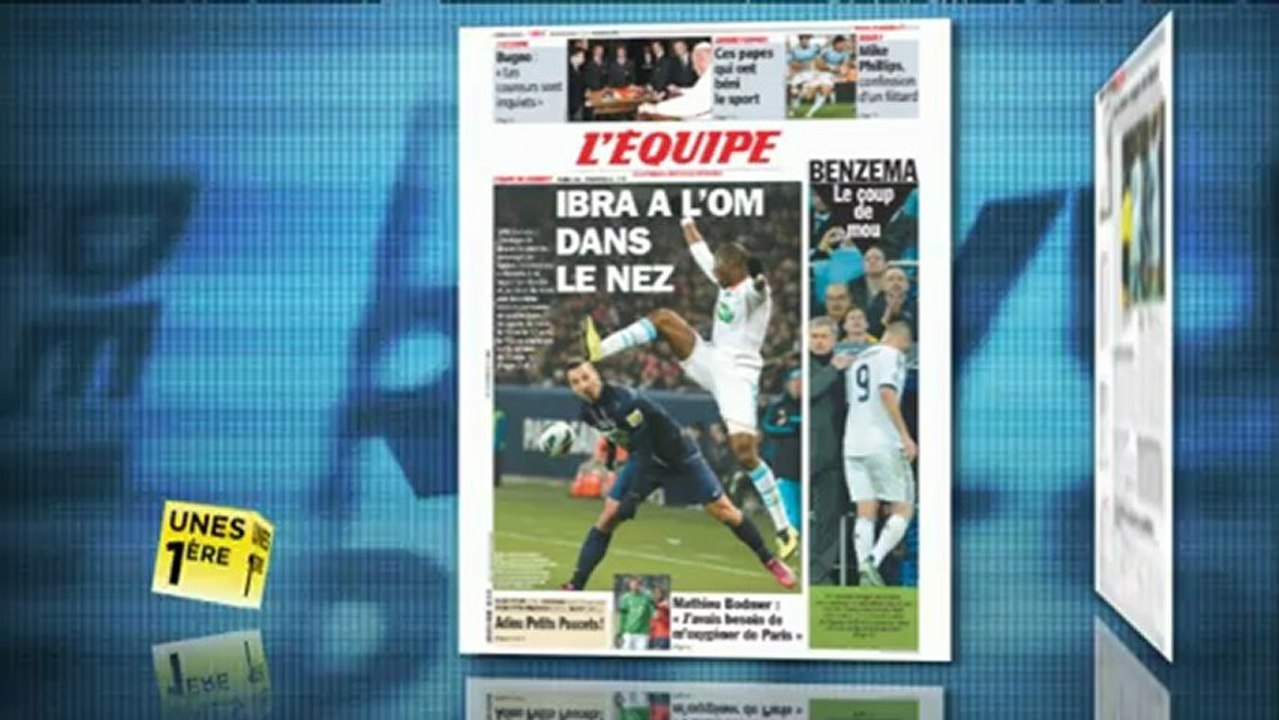 Revue de presse Unes 1ère - jeudi 28 février 2013