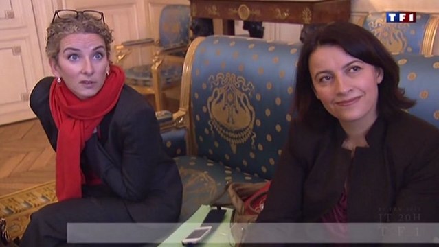 Cécile Duflot visiblement contrariée