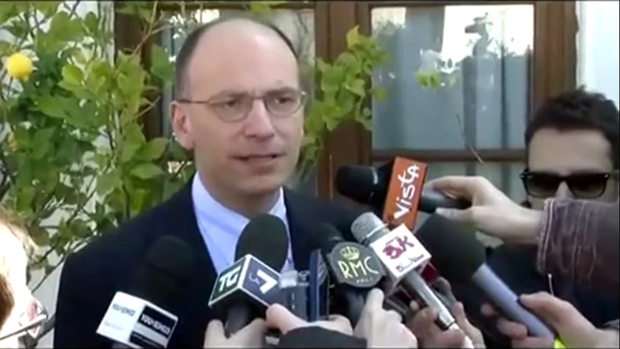 Letta - Chiederemo i voti in Parlamento per un governo di svolta (27.02.13)