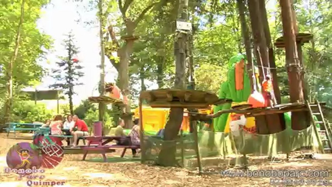 Parc aventure accro branche bonobo