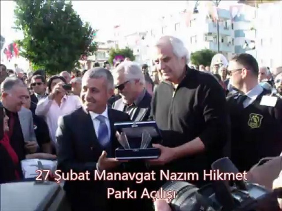 Manavgat Nazım Hikmet Parkı açılış töreni
