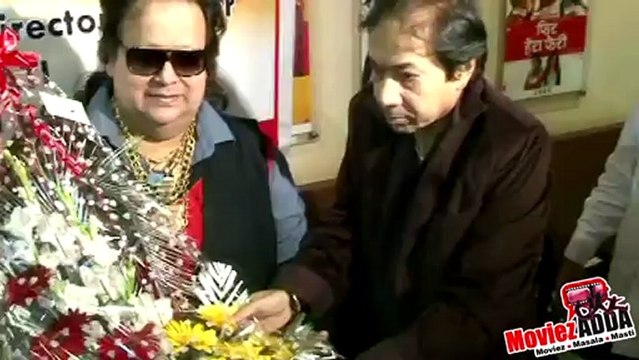 Bappi Lahiri @ Song Recording Of Film 'Mafia Big Boss' !