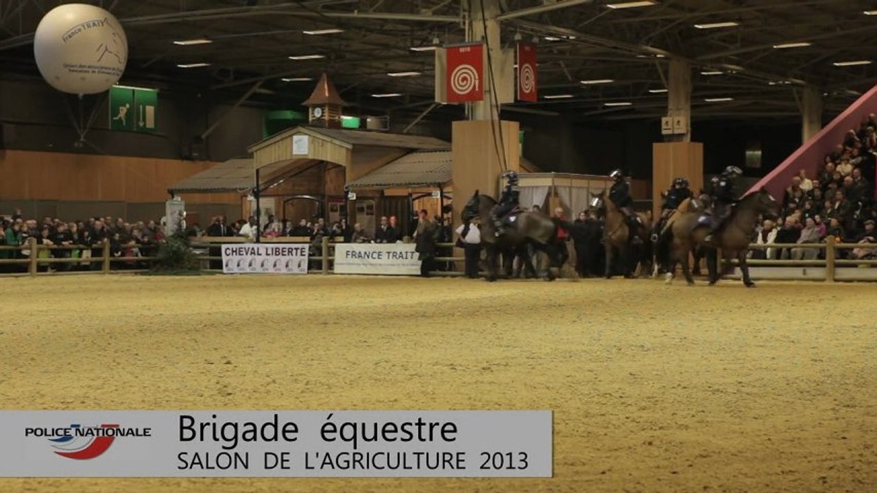 Inédit: Les brigades équestres au salon de l'agriculture