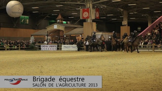 Inédit: Les brigades équestres au salon de l'agriculture