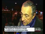 2013.02.27 Dos protestos a Passos, Marcelo Rebelo de Sousa destaca o apoio da JSD