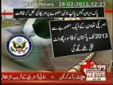 America Threats Over Pak- Iran Gas Pipeline Project 28 February  2013