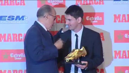 Messi aglutina la admiración del fútbol con su segunda 'Bota de Oro'