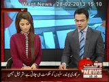 Sharjeel Memon,s Media Talk 28 February 2013