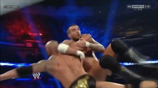 The Rock VS CM Punk - Elimination Chamber 2013 (WWE Championship Match)