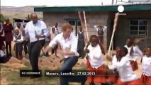 Prince Harry visits Lesotho - no comment