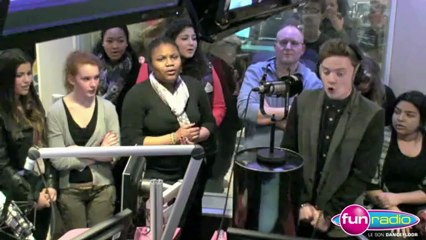 Conor Maynard en live sur "Turn around" chez Fun Radio