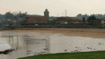 Playa de Luanco, Asturias en invierno