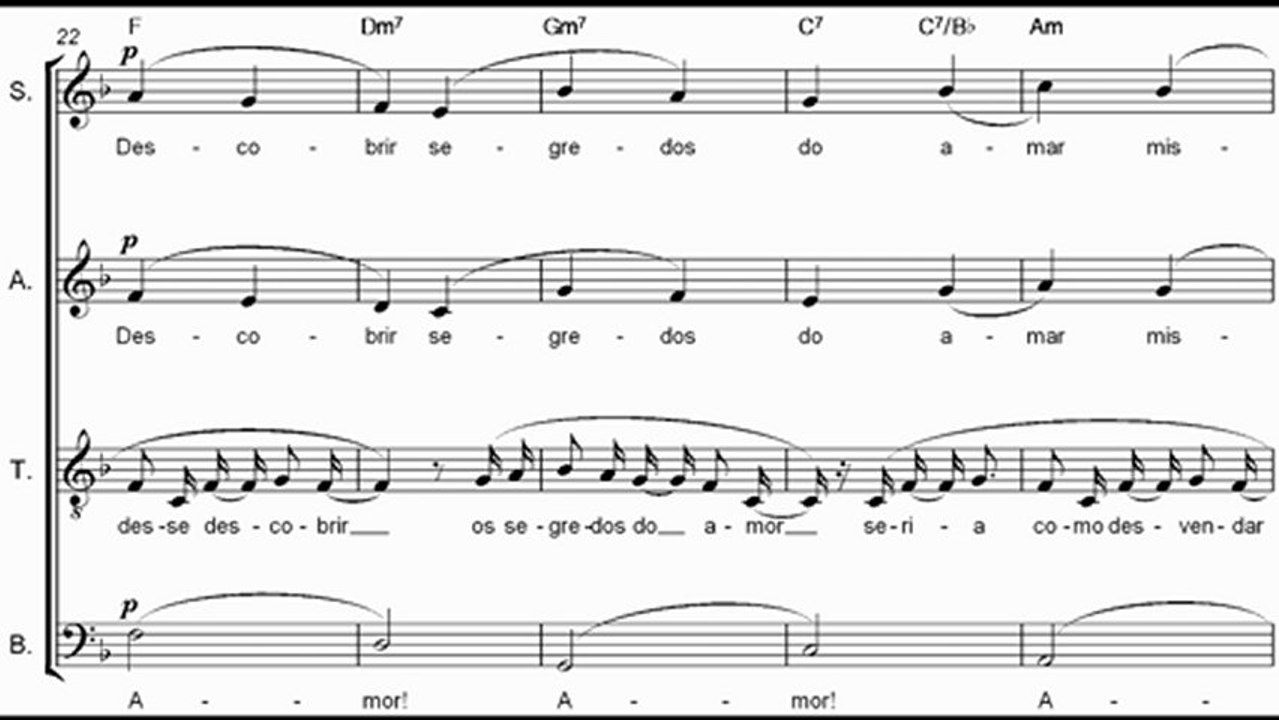 As Cores Do Amor (Fernanda Brum) Versão De Coral