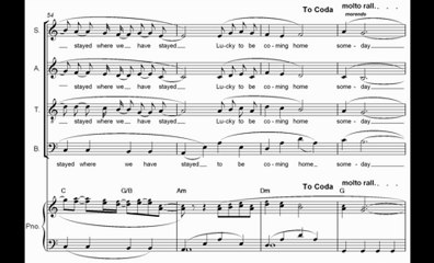 JASON MRAZ - Lucky - Arranjo para Coro e Piano