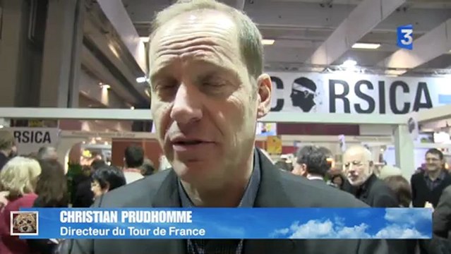 SIA 2013 : Christian Prudhomme se réjouit du départ en Corse du Tour de France 2013