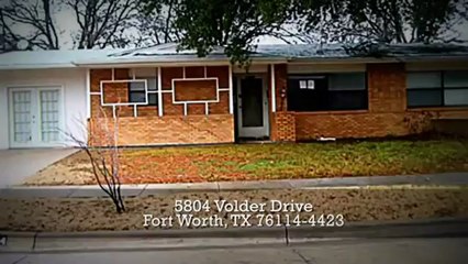 Single Family Home for SALE: 5804 Volder Drive, Fort Worth, TX 76114-4423