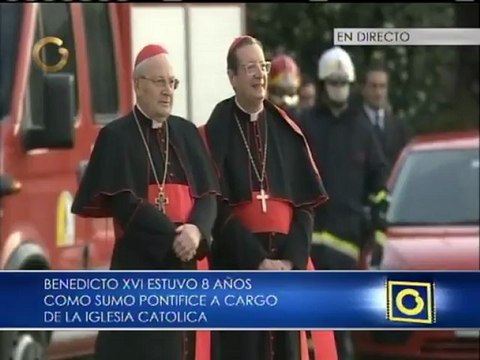 Benedicto XVI abandona el Vaticano para partir rumbo a Castel Gandolfo