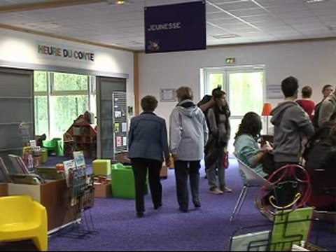 Ouverture au public de la médiathèque Georges Pompidou