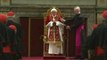 Pope Benedict bids farewell to cardinals
