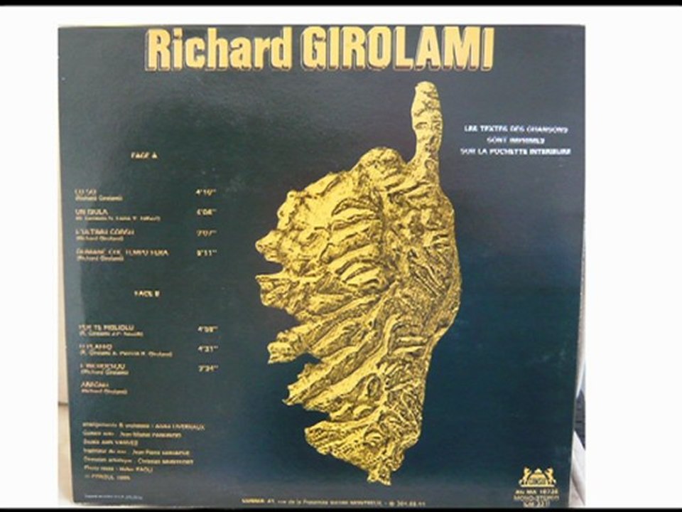 Girolami Richard - Eu so - dumane chi tempu ferà ? (1985)