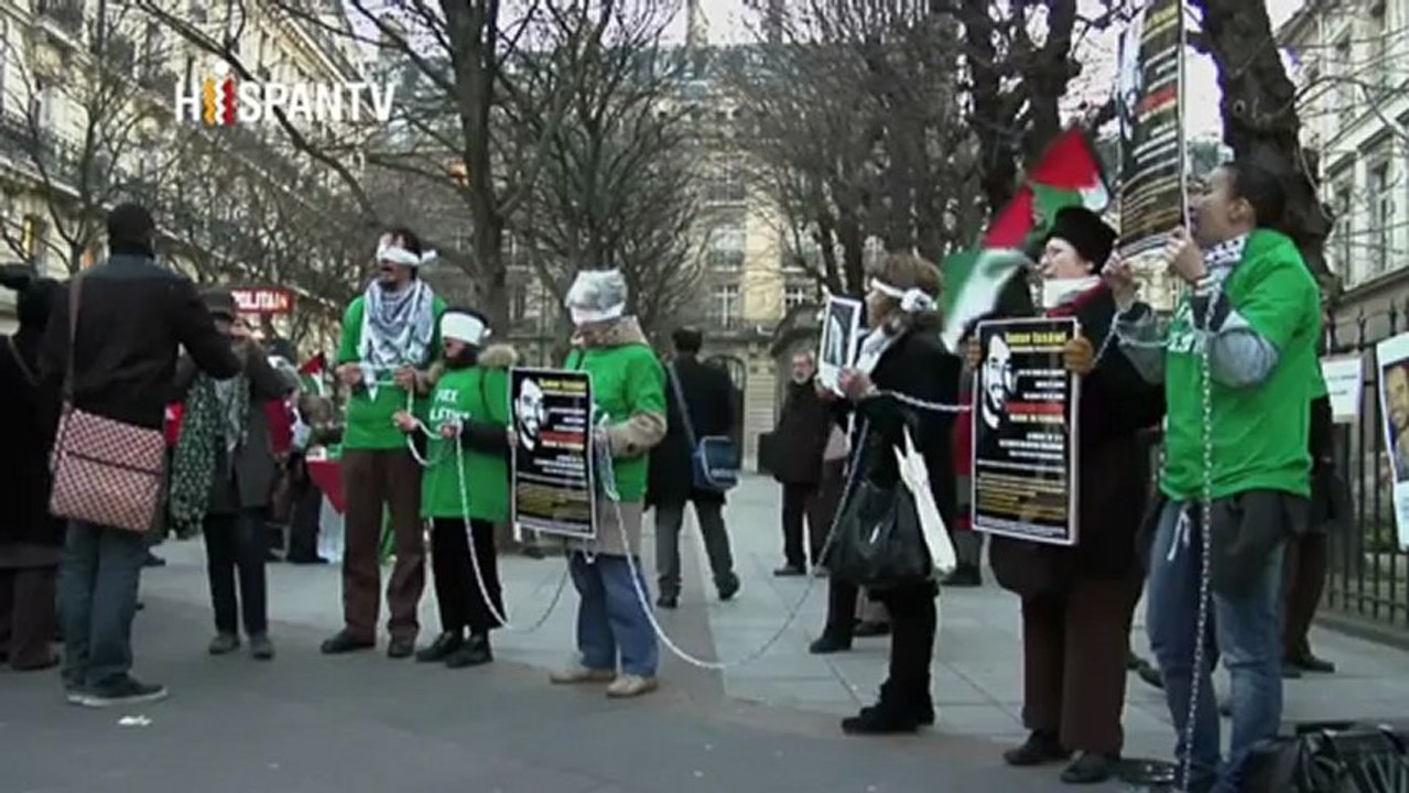 Piden la liberacion de palestino preso en carcel israeli(190213)2