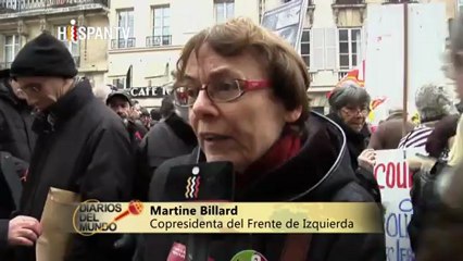 Manifestacion ante las puertas del Senado en Francia(270213)2