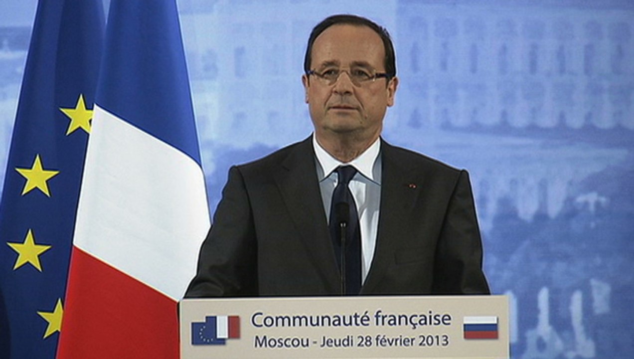 Allocution devant la communauté française à Moscou