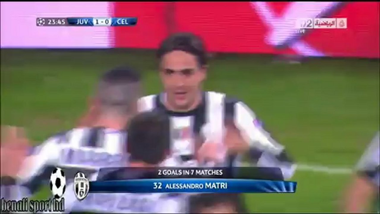 أهداف يوفنتوس 2 - 0 سيلتك (06/03/2013)حفيظ دراجي [HD]