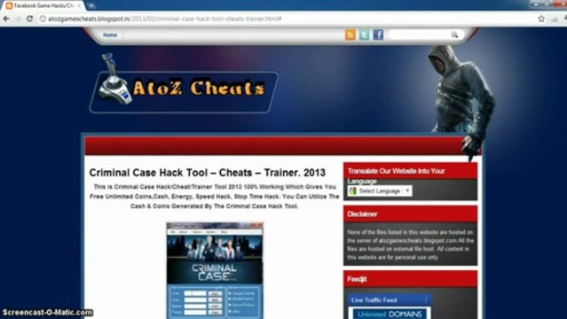 comment pirater Criminal Case Hack March 2013 (téléchargement) Download
