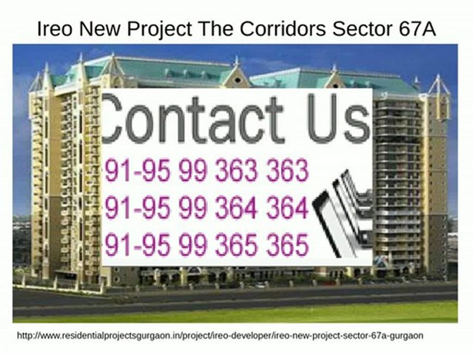 Ireo New Project The Corridors Sector 67A Gurgaon