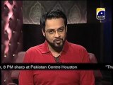 Mefil in houston,USA with aamir liaquat at pakistan canter Thursday Promo 7-3-2013
