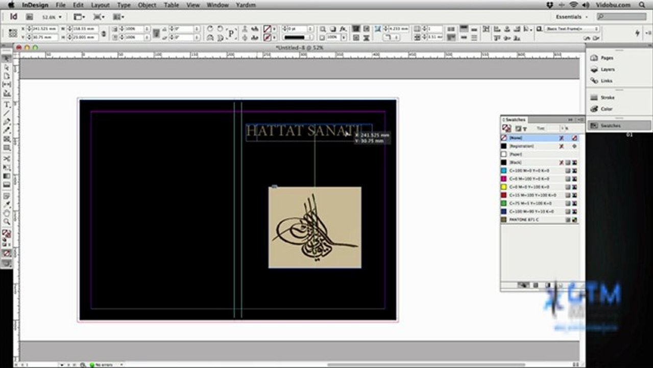 Photoshop'ta Pantone Renk Kullanımı ve InDesign ile Kapak Tasarımı