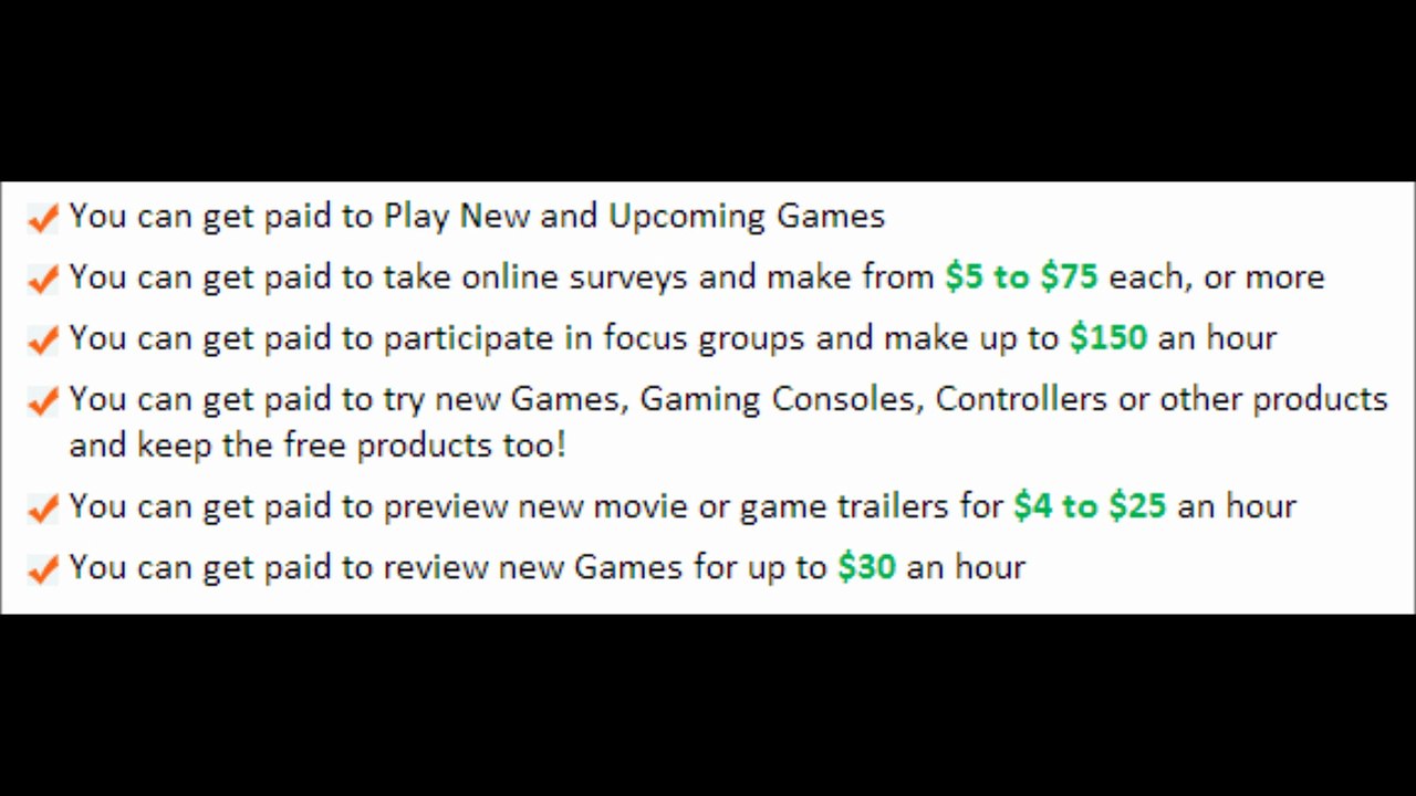 Online Video Game Tester Benefits