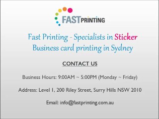 Eye Catching Stickers for marketing & advertising