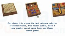 Wooden, Metal & 3d Puzzles, Brain Teasers Games For Kids & Adults