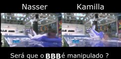 Tempo de Nasser e Kamilla no  BBB 13 - Prova do Lider 28-02-2013