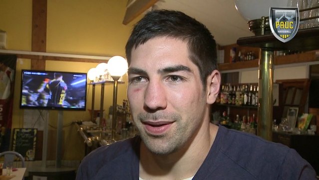 La réaction de Niko Karabatic après l'élimination à Chambéry (Aix Handball)