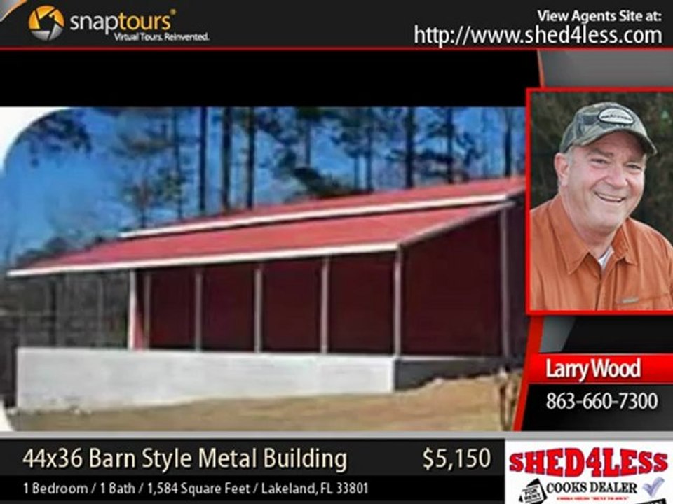 metal buildings - 44x36 Barn Style