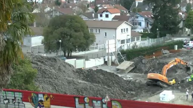 LES W-D.D. MICHOU NEWS - 18 FEVRIER 2013 - TRAVAUX DE TERRASSEMENTS SUR LE CHANTIER DU STADE NAUTIQUE - 18 FEVRIER 2013.