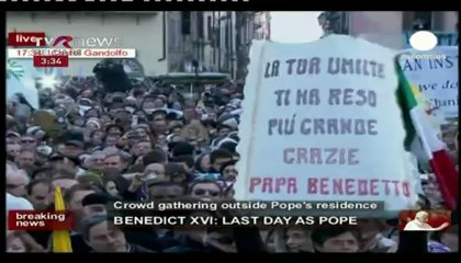 Last Day As Pope - Benedict XVI (2)