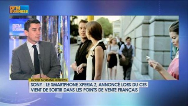 Les innovations de Sony dans le mobile : David Mignot - 1 mars - BFM : Good Morning Business