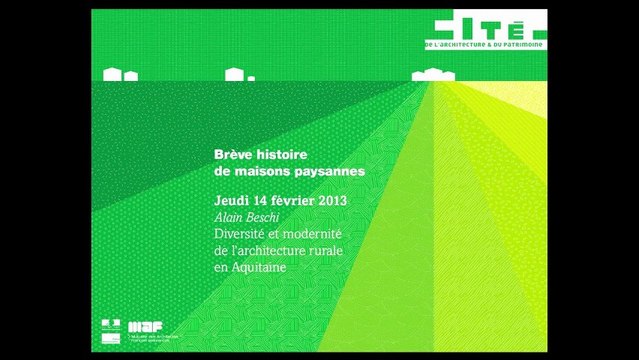 Diversité et modernité des architectures rurales en Aquitaine