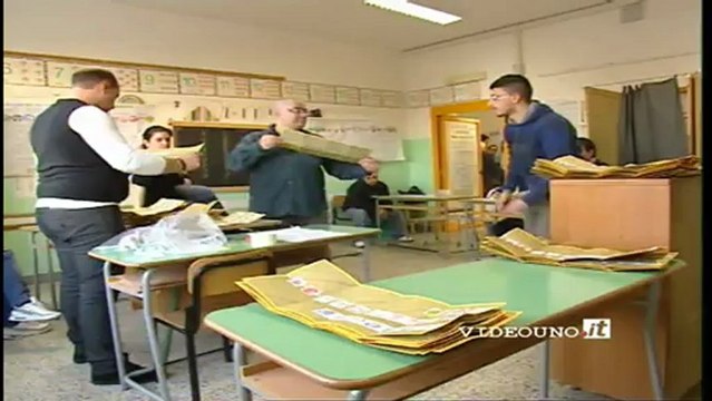 Elezioni 2013: lo spoglio in alcune sezioni della città di Matera
